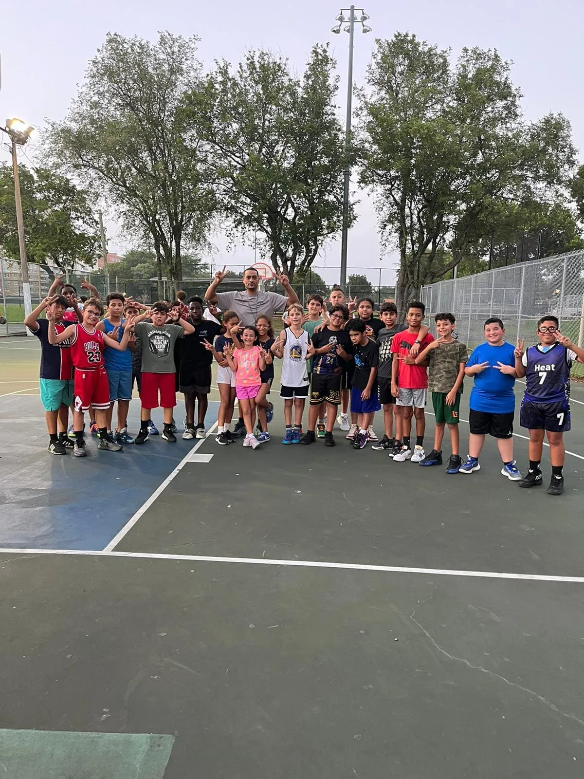 Ballstars players at Douglas Park